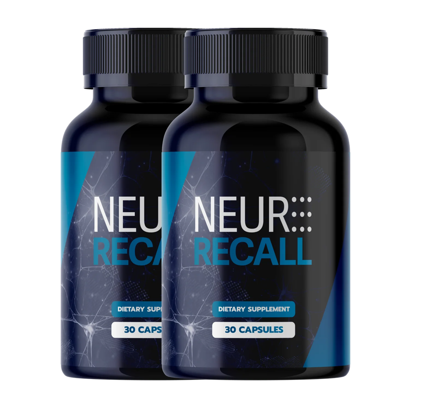NeuroRecall memory and focus support capsules bottle