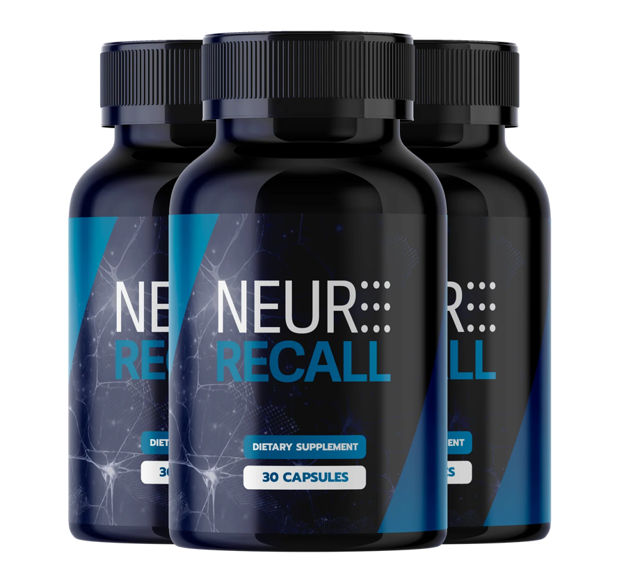 NeuroRecall 3 bottle package